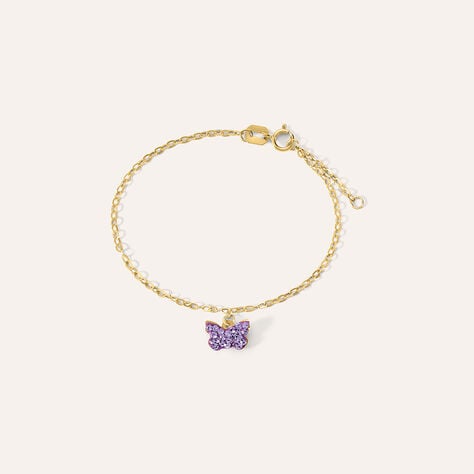 Bracciale Mon Petit Oro Giallo Cristallo - Bracciali Bambino | Stroili