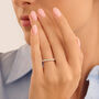 Fede Classica Eternity 2.5 mm Oro Bianco Diamante