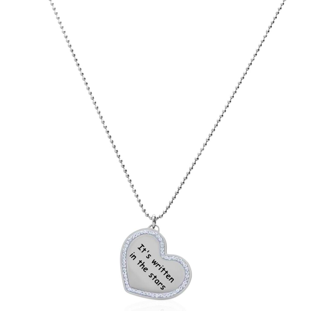 Collana con ciondolo in acciaio e strass It's written in the stars - Collane Donna | Stroili