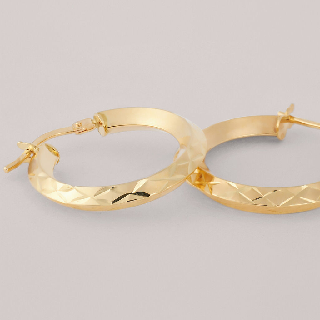 Orecchini A Cerchio Toujours Oro Giallo