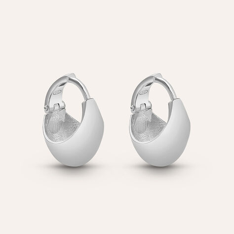 Orecchini A Cerchio Silver Collection Argento Rodiato - Gioielli Donna | Stroili