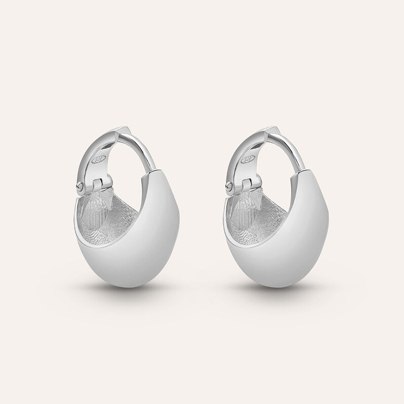 Orecchini A Cerchio Silver Collection Argento Rodiato - Gioielli Donna | Stroili