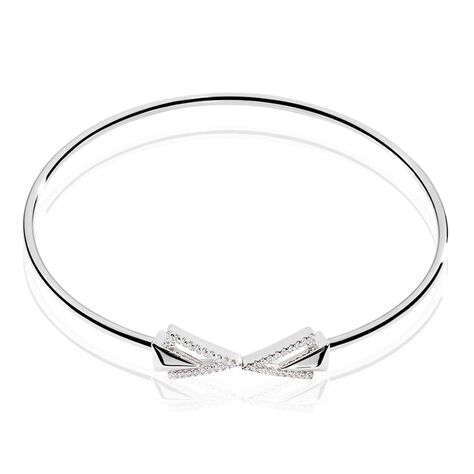 Bangle Silver Shine Argento Rodiato Cubic Zirconia - Bracciali Rigidi Donna | Stroili