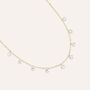 Collana Multi Punto Luce Claire Oro Giallo Cubic Zirconia
