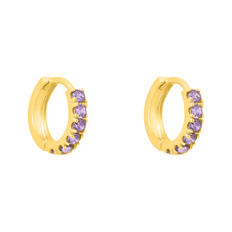 Orecchini A Cerchio Toujours Oro Giallo Cubic Zirconia - Orecchini a Cerchio Donna | Stroili