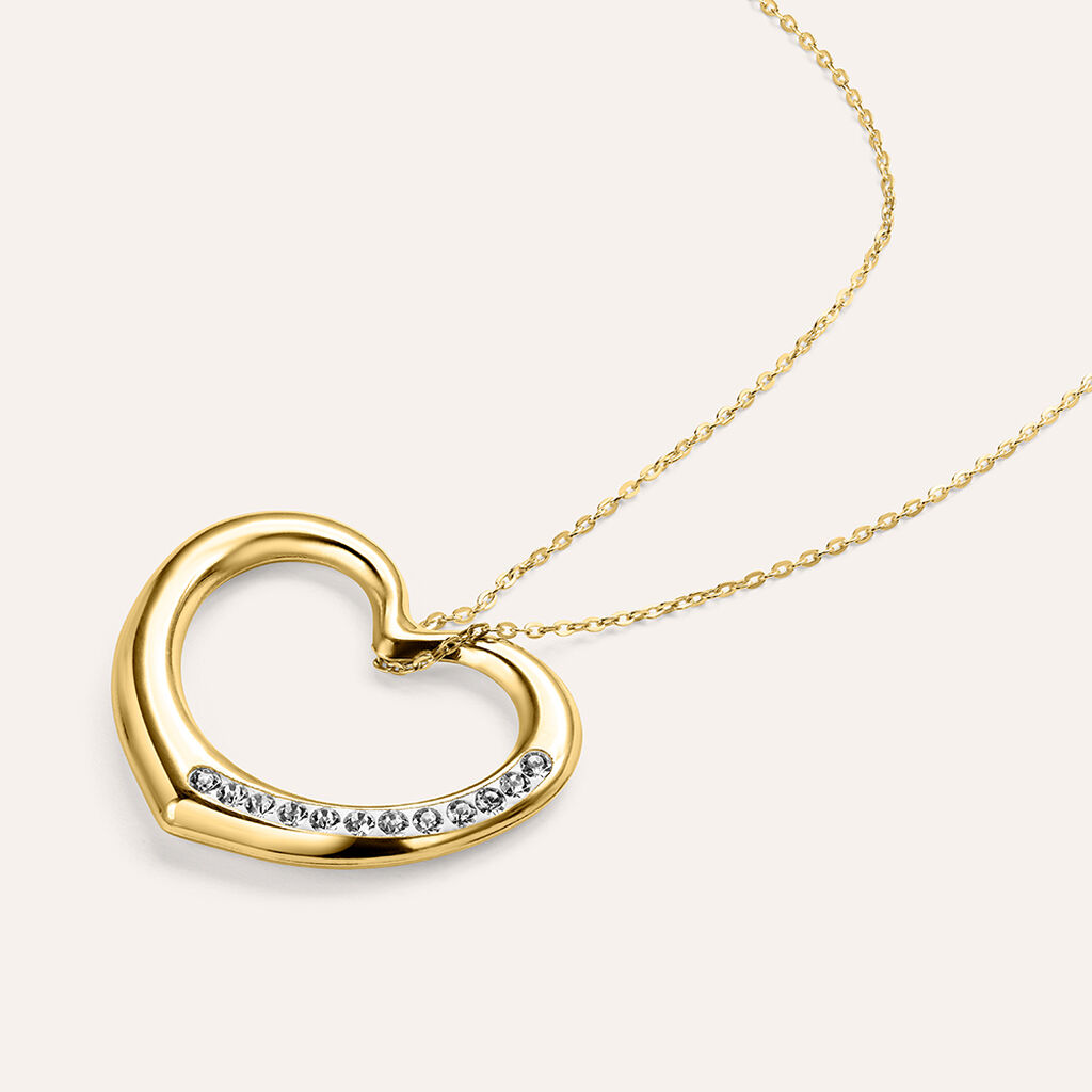Collana Christelle Oro Giallo Cristallo - Collane Donna | Stroili