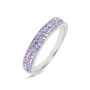 Anello Fascia Lady Phantasya Acciaio Cristallo