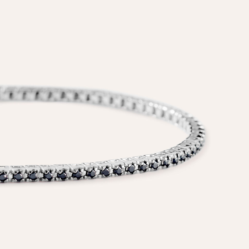 Bracciale Tennis Sophia Oro Bianco Diamante
