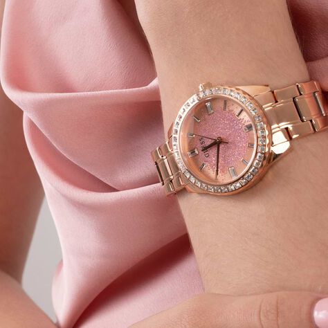 Orologio Al Quarzo Guess Glitter Burst Gw0405l3 - Orologi solo Tempo Donna | Stroili