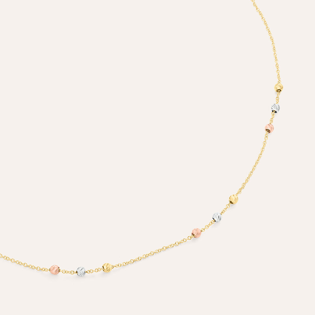 Collana Golden Lover Oro Tricolore