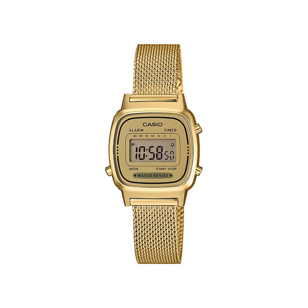 Orologio Al Quarzo Casio Vintage La670wemy-9ef (so Sett) - Orologi a Maglia Milanese Donna | Stroili