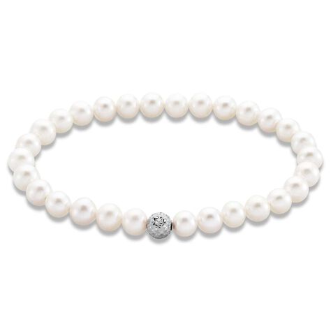 Bracciale Gabrielle Oro Bianco Perla D'Acqua Dolce - Bracciali Donna | Stroili