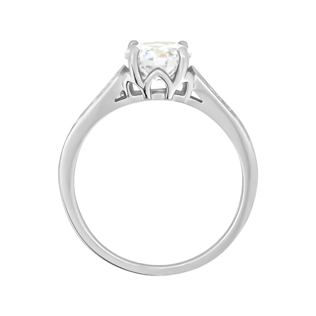 Anello Solitario Silver Elegance Argento Rodiato Cubic Zirconia - Anelli con Pietre Donna | Stroili