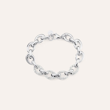 Bracciale Catena Aura Acciaio Cristallo