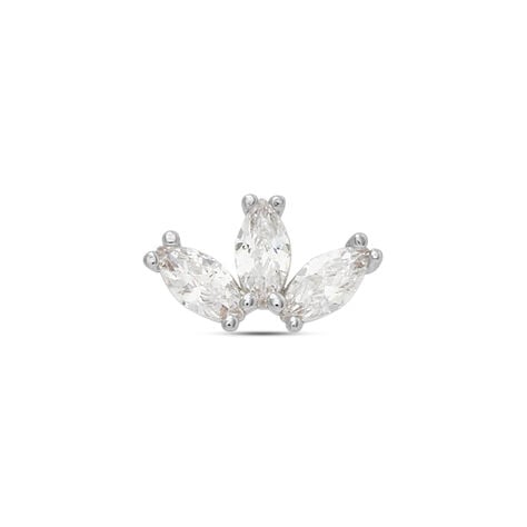 Piercing Orecchio Tragus Helix Conch Bon Ton Oro Bianco Cubic Zirconia - Piercing Orecchio Donna | Stroili