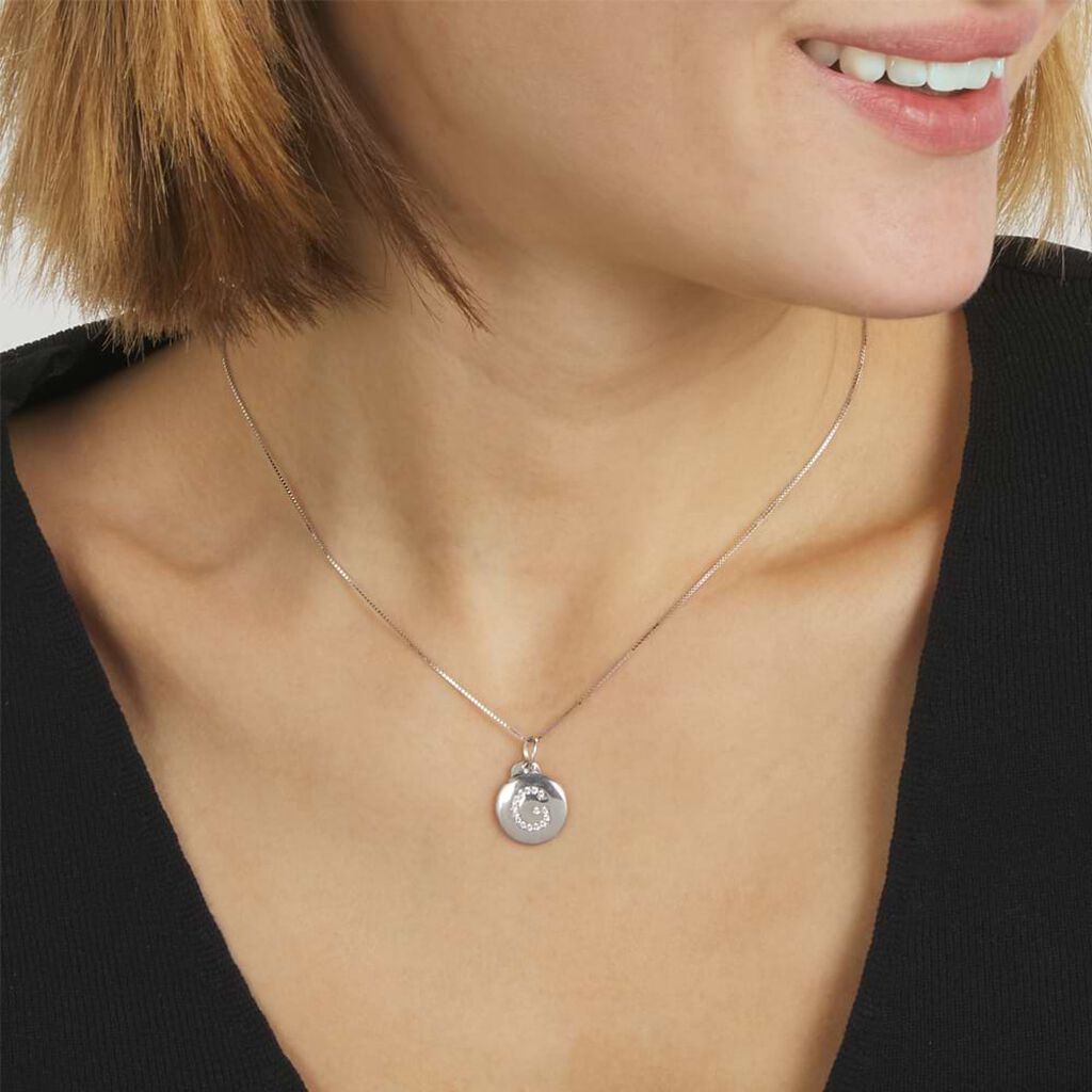 Pendente Love Beats Argento Rodiato Cubic Zirconia - Ciondoli Donna | Stroili