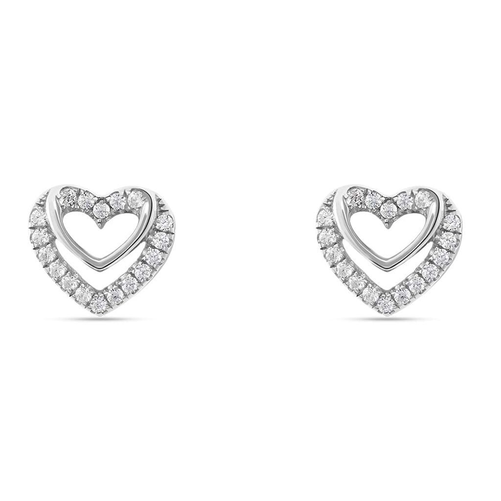 Orecchini Lobo Silver Moments Argento Rodiato Cubic Zirconia