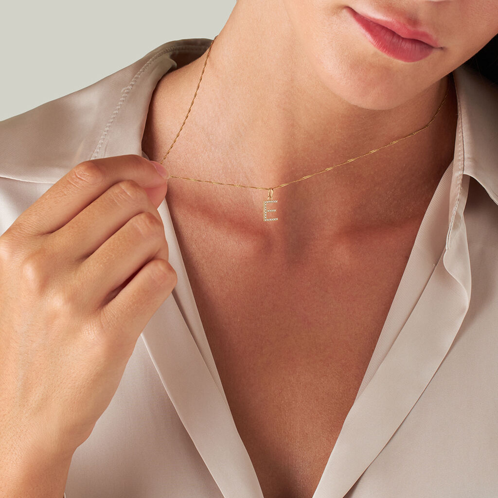 Pendente Poème Oro Giallo Cubic Zirconia - Ciondoli Donna | Stroili