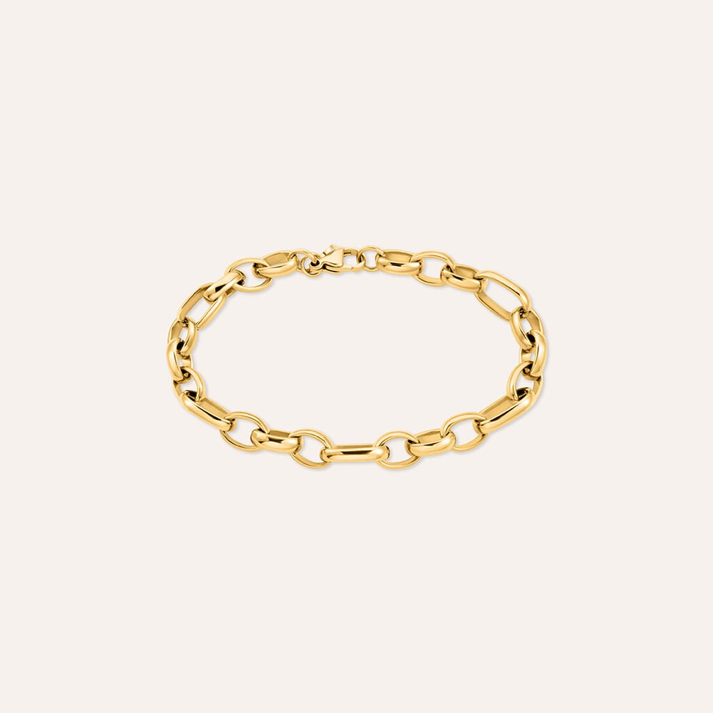 Bracciale Catena Radiance Acciaio Dorato