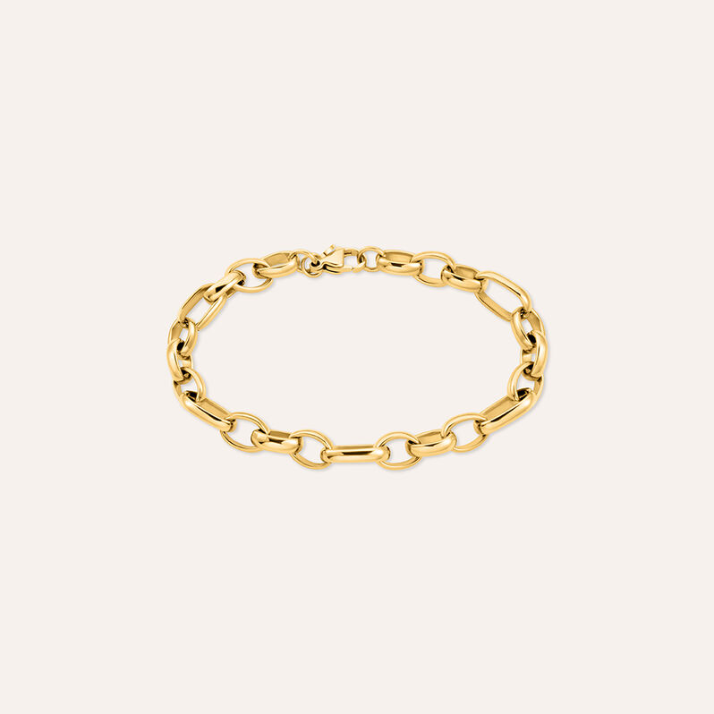 Bracciale Catena Radiance Acciaio Dorato - Bracciali Donna | Stroili