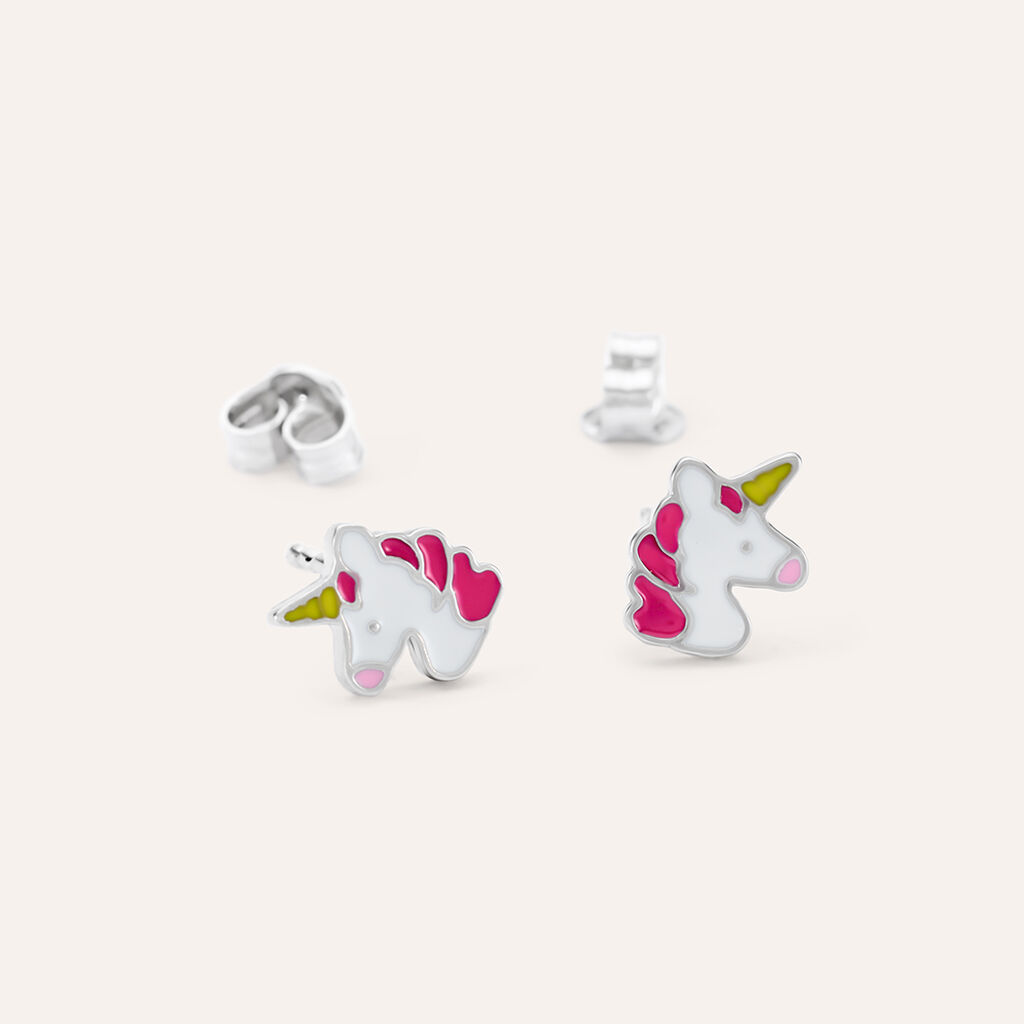 Orecchini Lobo Silver Baby Argento Rodiato