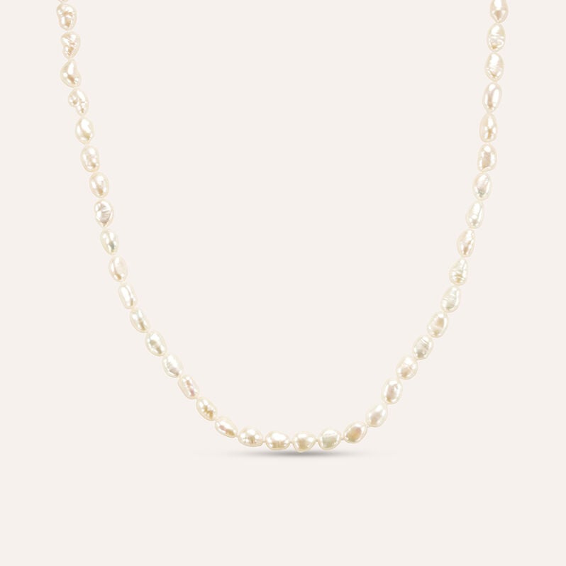 Collana L'homme Or Oro Giallo Perla D'Acqua Dolce - Collane Uomo | Stroili