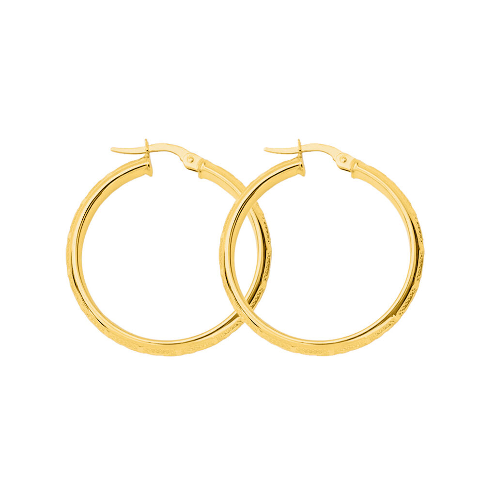 Orecchini A Cerchio Toujours Oro Giallo - Orecchini a Cerchio Donna | Stroili