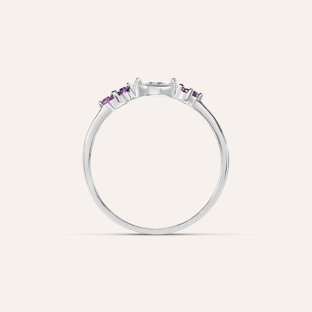 Anello Fantasia Silver Elegance Argento Rodiato Cubic Zirconia