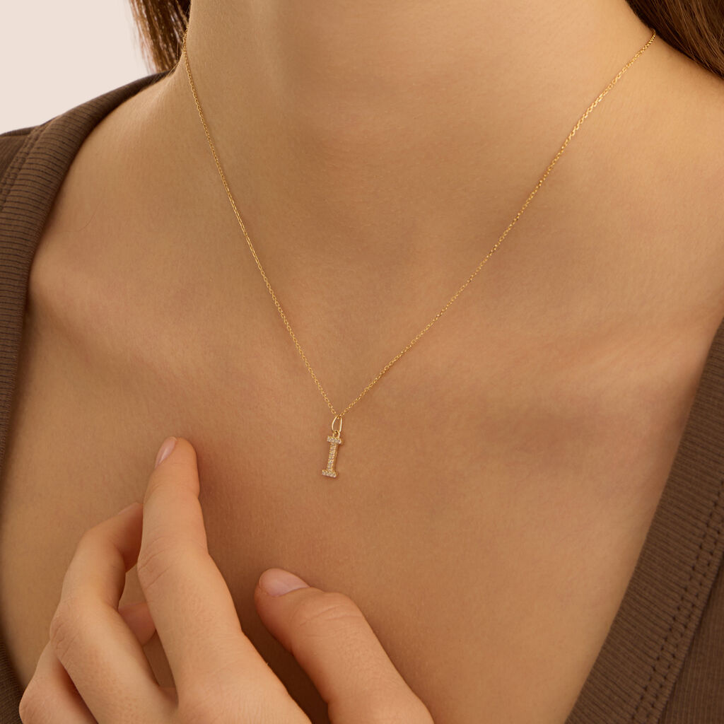 Pendente Poème Oro Giallo Cubic Zirconia - Ciondoli Donna | Stroili