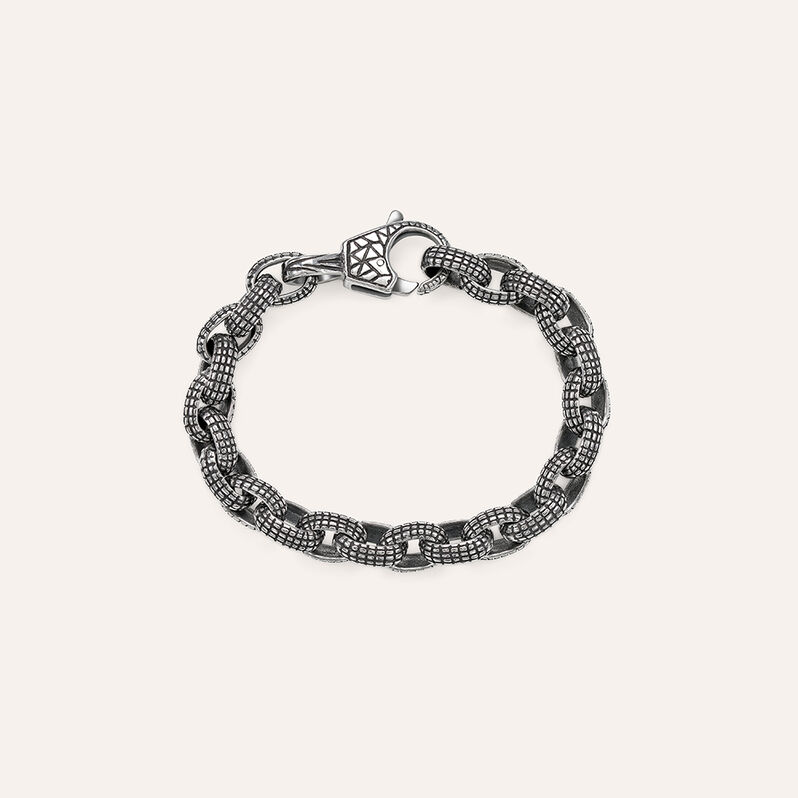 Bracciale Catena Man Code Acciaio Bicolore - Bracciali Uomo | Stroili
