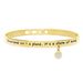 Bangle cuore in acciaio e strass 'Con te √® il posto pi√π bello del mondo.' - Bracciali Donna | Stroili