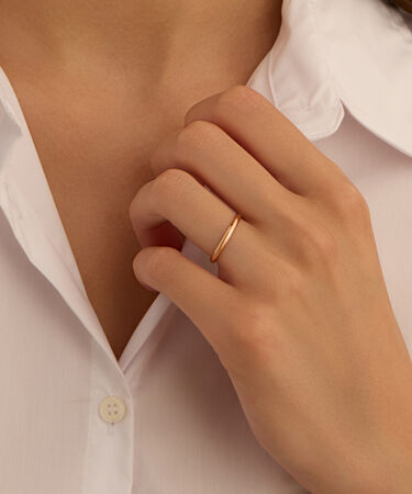 Fede Fermanello 1.95 mm Oro Rosa