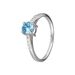 Anello Solitario Silver Rainbow Argento Rodiato Cubic Zirconia - Anelli con Pietre Donna | Stroili