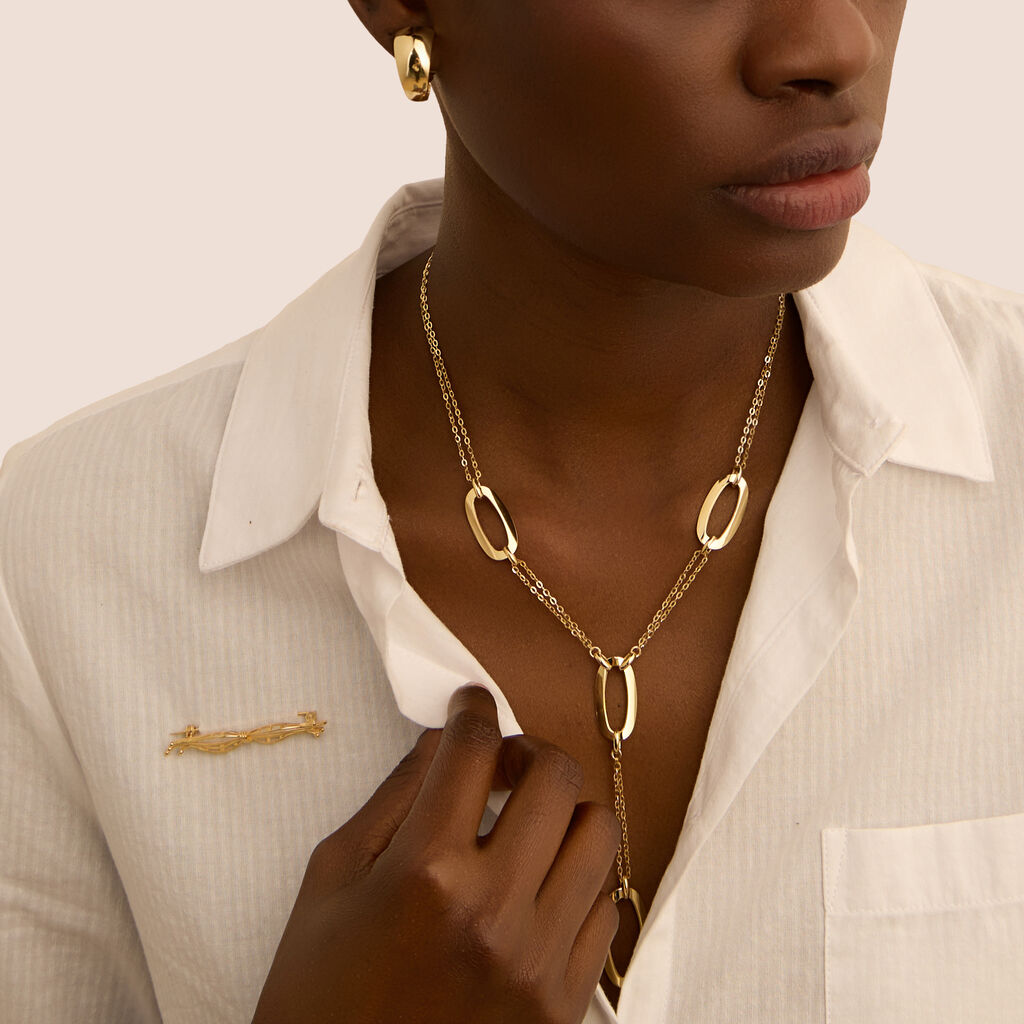 Orecchini A Cerchio Isabelle Oro Giallo