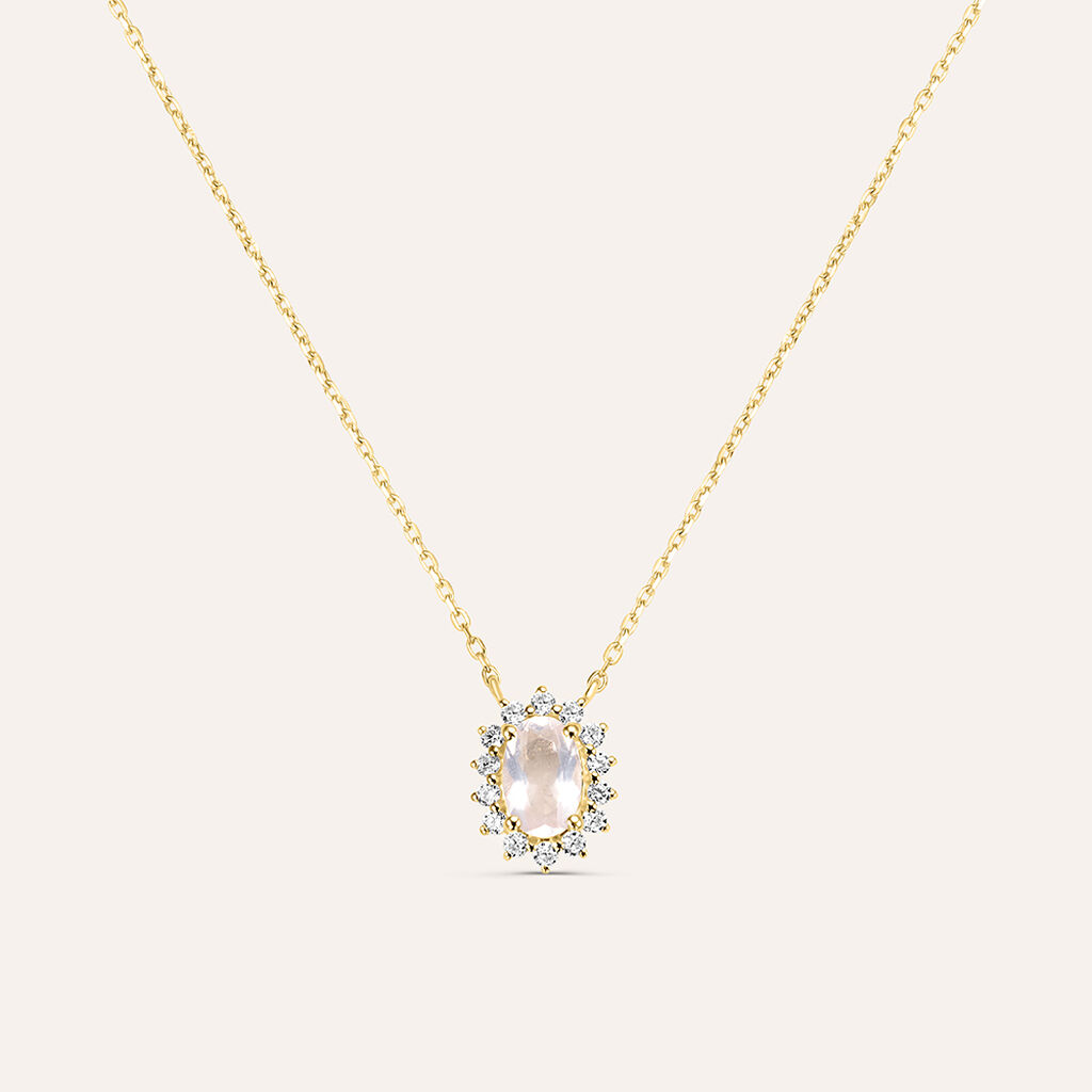 Collana Amélie Oro Giallo Quarzo Cubic Zirconia - Collane Donna | Stroili