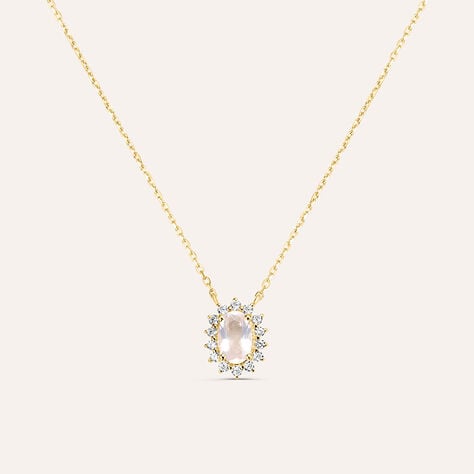 Collana Amélie Oro Giallo Quarzo Cubic Zirconia - Collane Donna | Stroili
