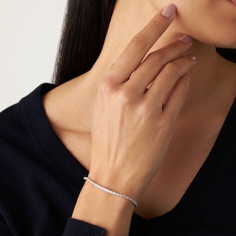 Bracciale Tennis Silver Elegance Argento Rodiato Cubic Zirconia - Bracciali Tennis Donna | Stroili