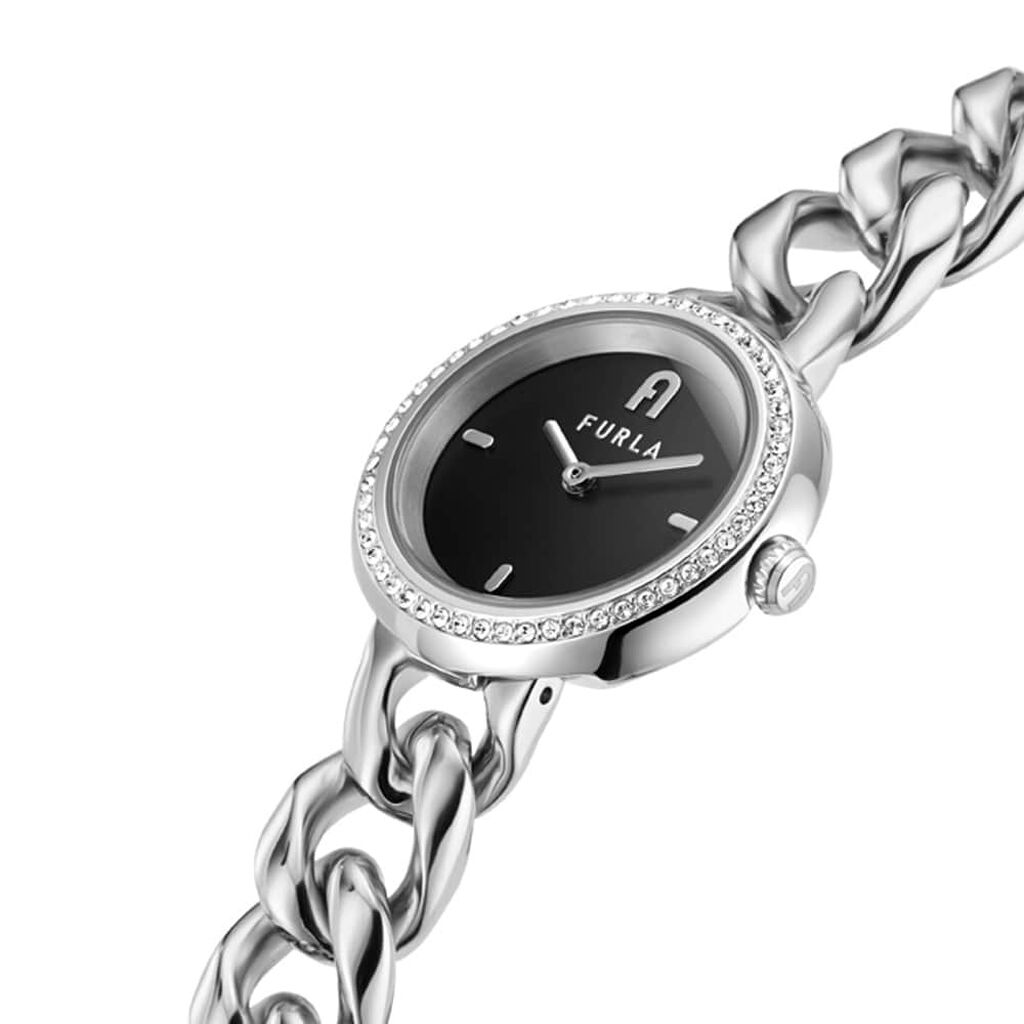 Orologio Al Quarzo Furla Chain Round Ww00019001l1 - Orologi solo Tempo Donna | Stroili