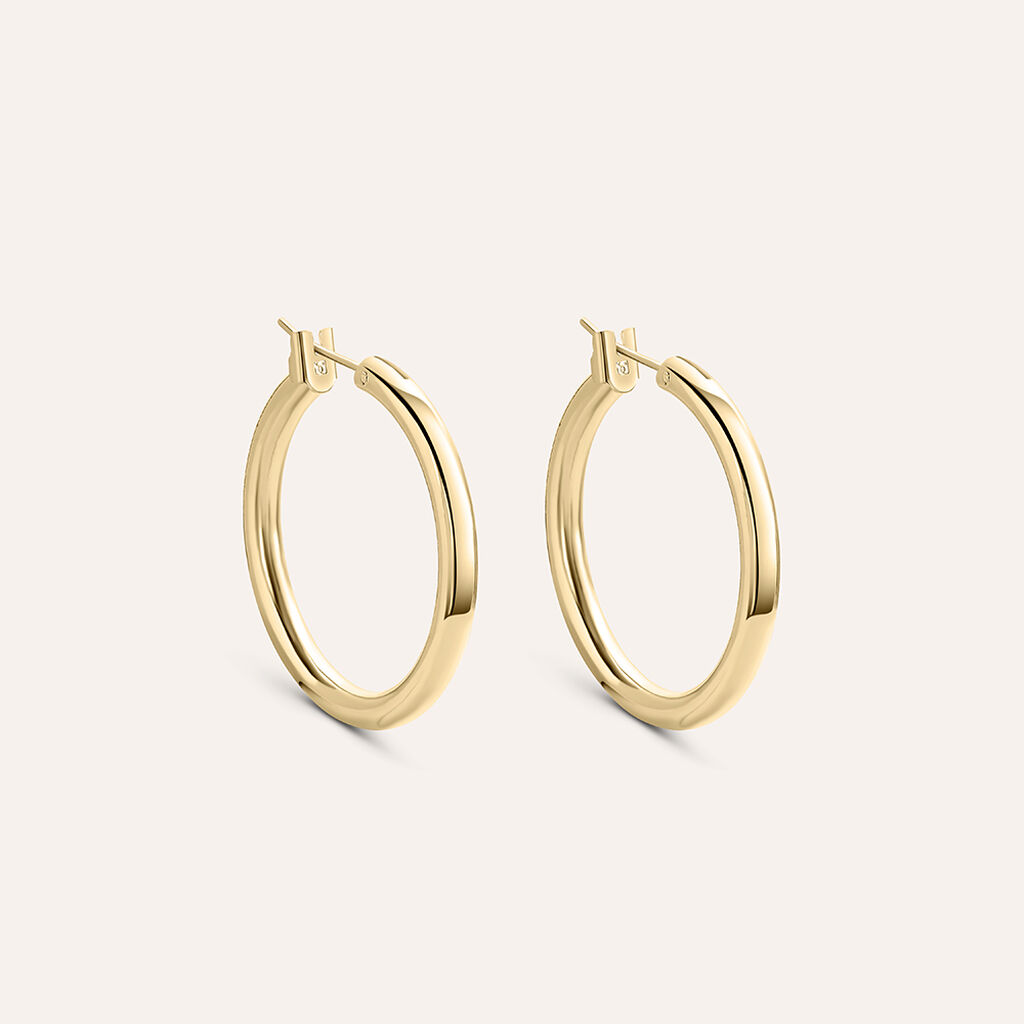 Orecchini A Cerchio Golden Dream Placcato Oro Giallo