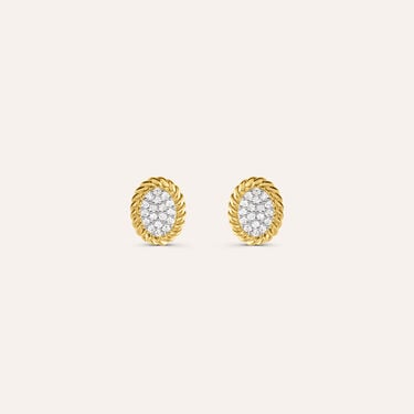 Orecchini Lobo Sophia Oro Giallo Diamante