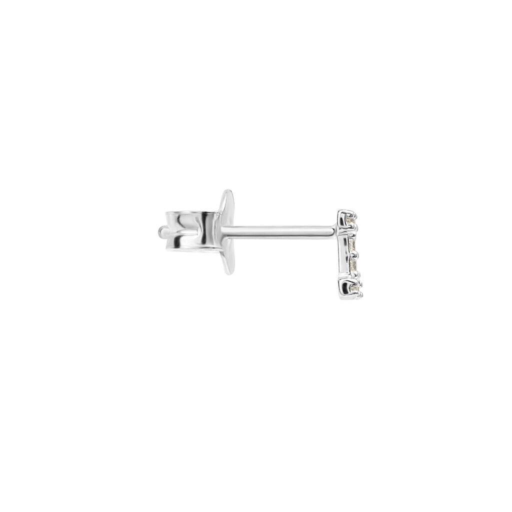 Mono Orecchino Lobo Silver Moments Argento Rodiato Cubic Zirconia - Mono Orecchino Donna | Stroili