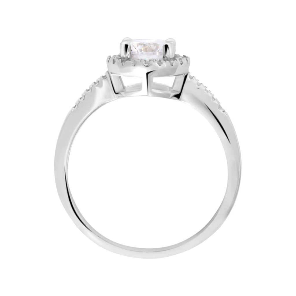 Anello Solitario Silver Elegance Argento Rodiato Cubic Zirconia - Anelli con Pietre Donna | Stroili