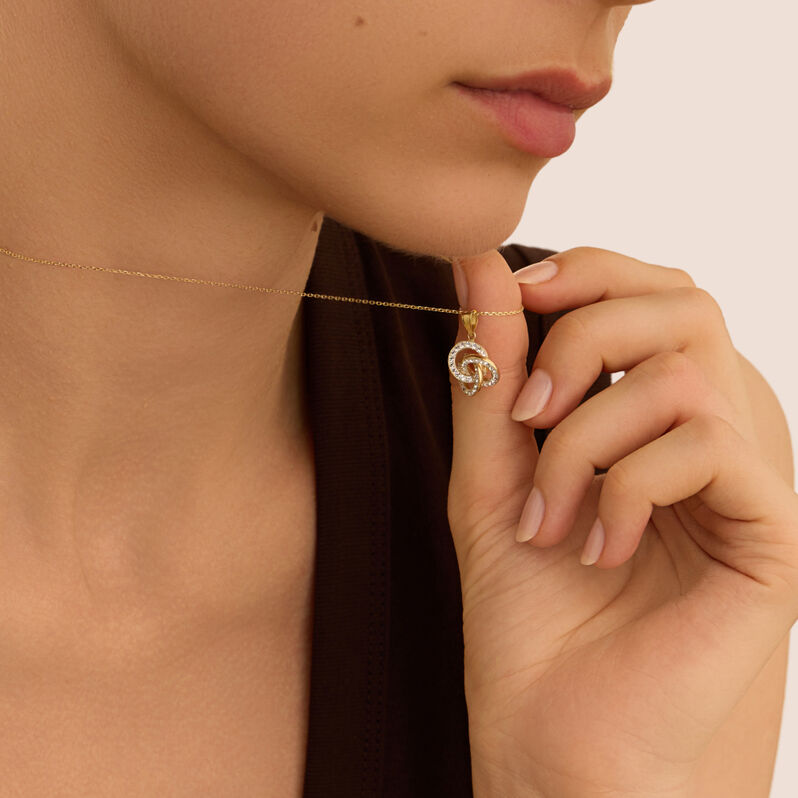 Collana Christelle Oro Giallo Cristallo - Collane Donna | Stroili