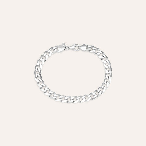 Bracciale Catena Gentleman Argento Rodiato - Bracciali Uomo | Stroili