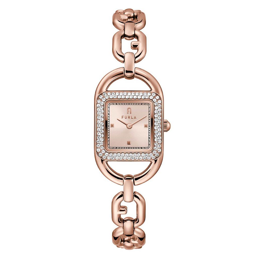 Orologio Al Quarzo Furla Chain Square Logo Ww00026005l3