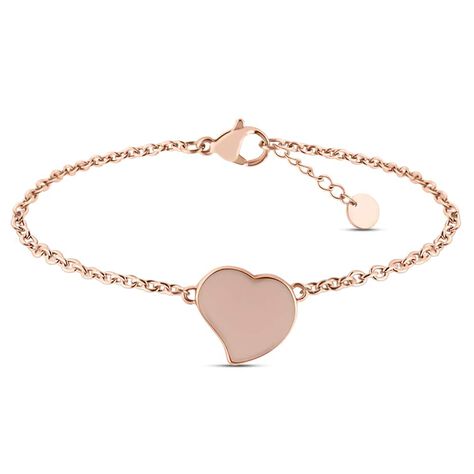 Bracciale Lady Sweet Acciaio Rosa - Bracciali con Incisione Donna | Stroili