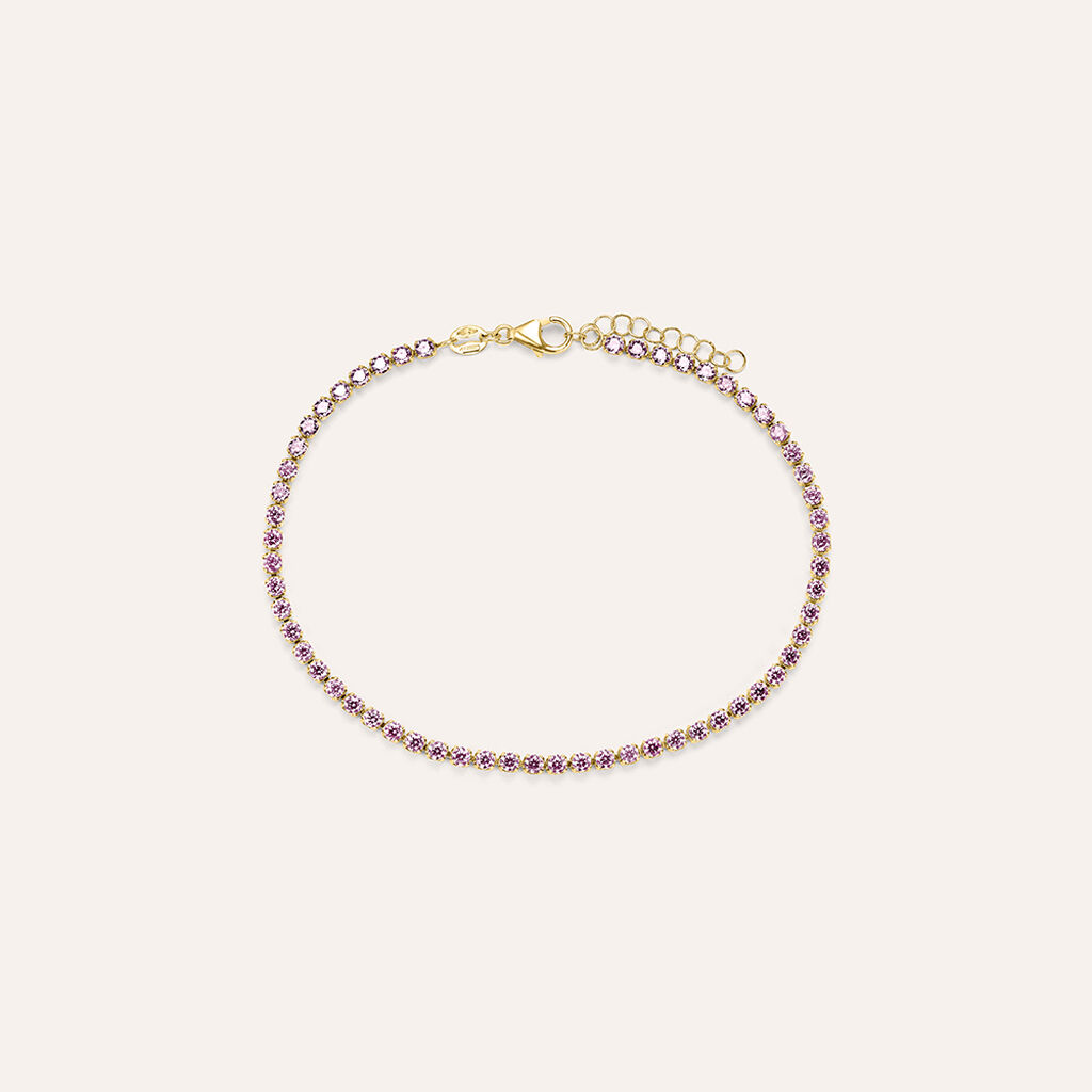 Bracciale Tennis Claire Oro Giallo Cubic Zirconia