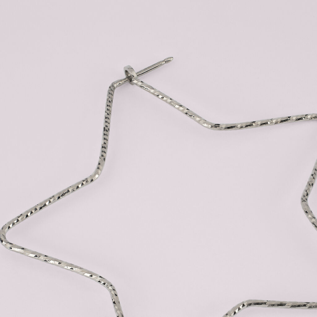 Mono Orecchino A Cerchio Silver Collection Argento Rodiato - Mono Orecchino Donna | Stroili