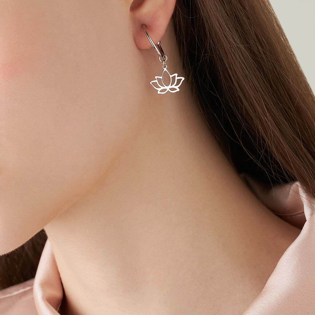 Orecchini A Cerchio Silver Collection Argento Rodiato - Orecchini a Cerchio Donna | Stroili