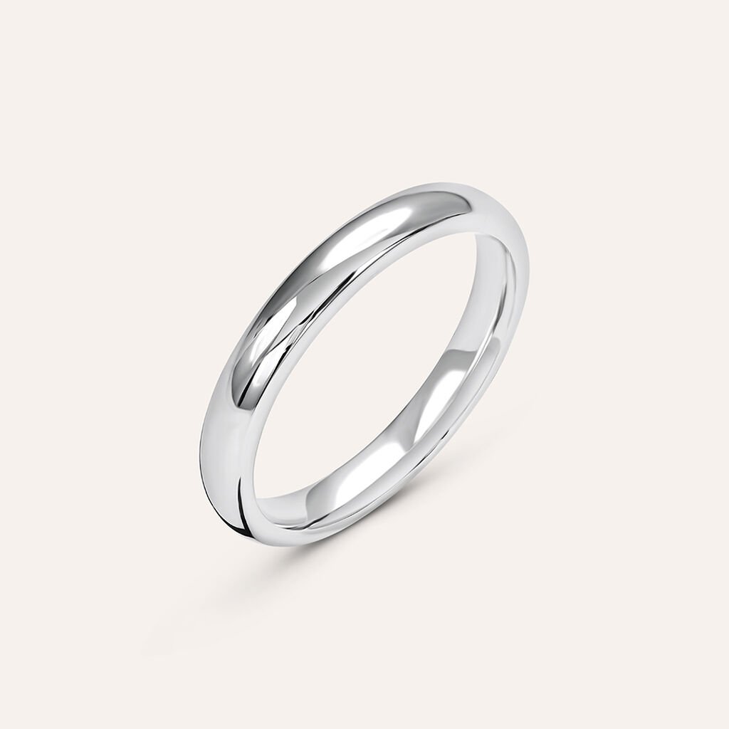 Fede Comoda 3 mm Oro Bianco